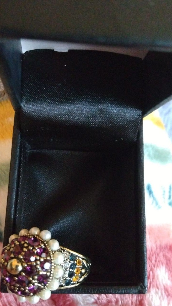 Four sterling silver and gemstones rings sizes 5 6 7