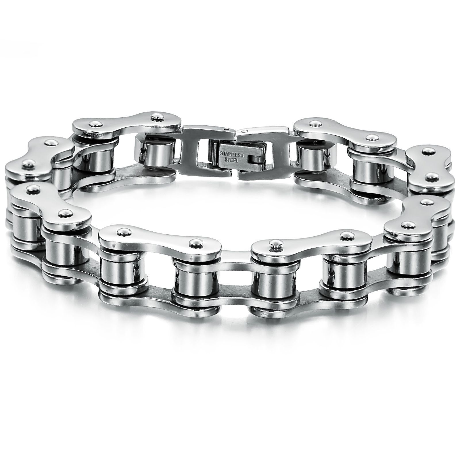 Machine single chain men's titanium steel bracelet trend