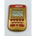 Vintage Yahtzee Electronic Handheld Game Gold Red Hasbro 2002 TESTED