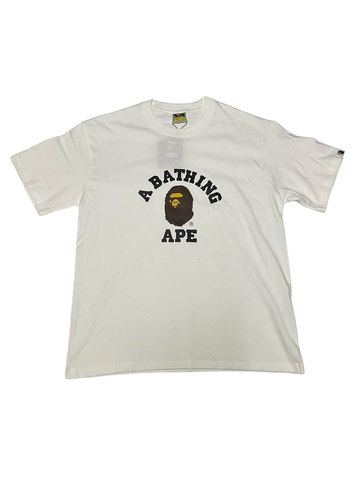 A Bathing Ape College Tee White Medium