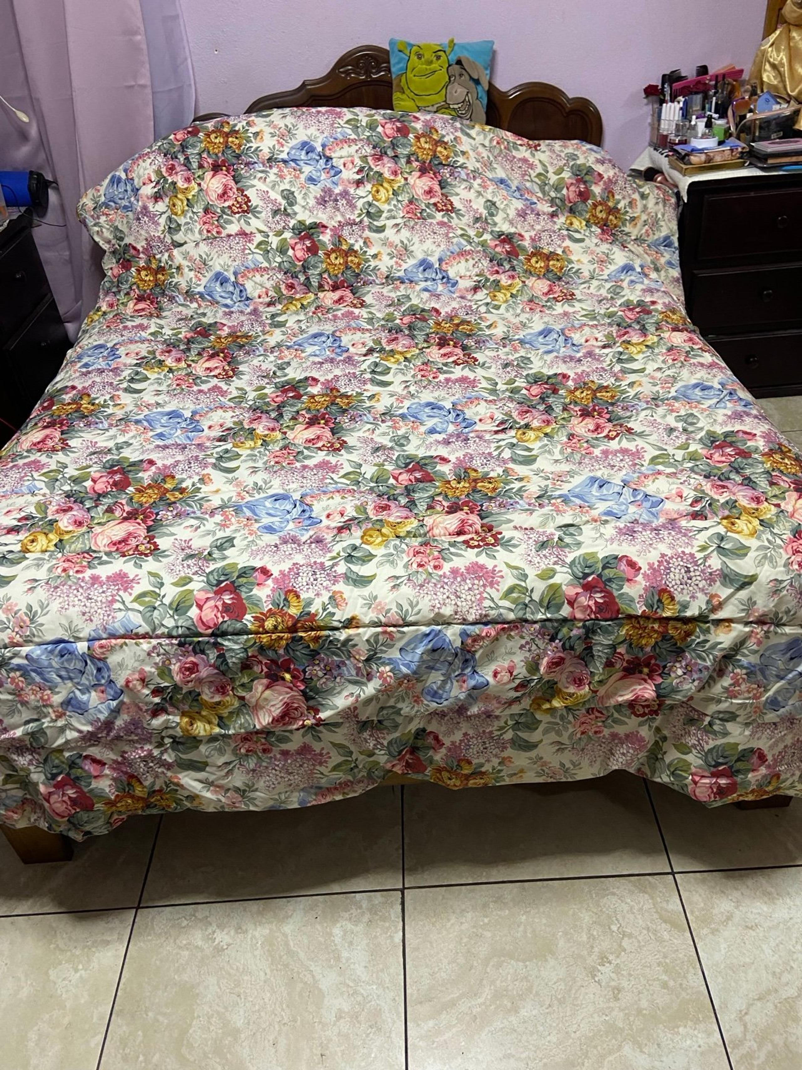 Vintage Ralph Lauren Allison Custom Size Comforter Floral Country Cottage *Read*