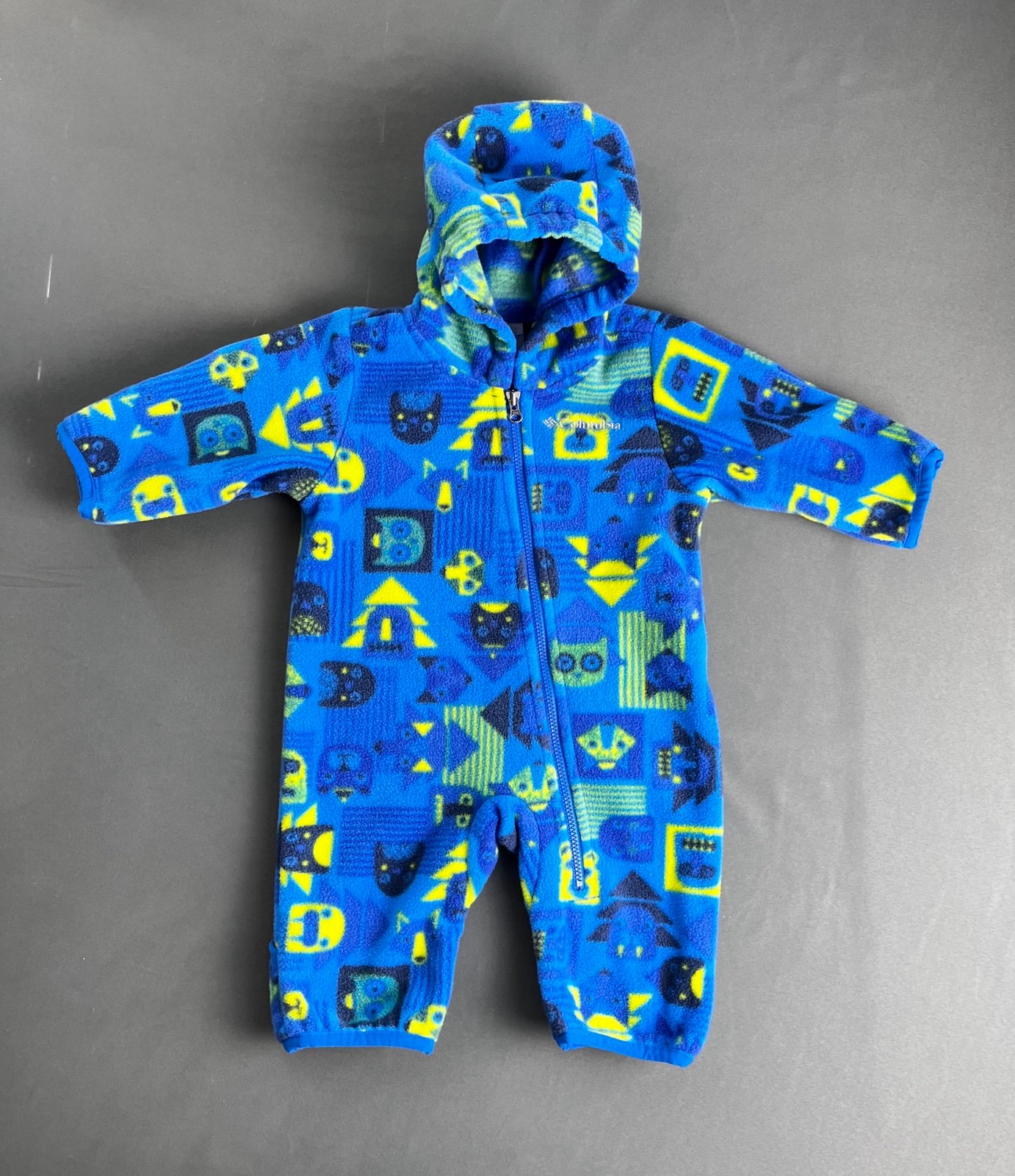 Columbia Fleece Baby Bunting Snowsuit Size 0-3 Months
