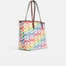 Coach Reversible city tote in rainbow signature canvas