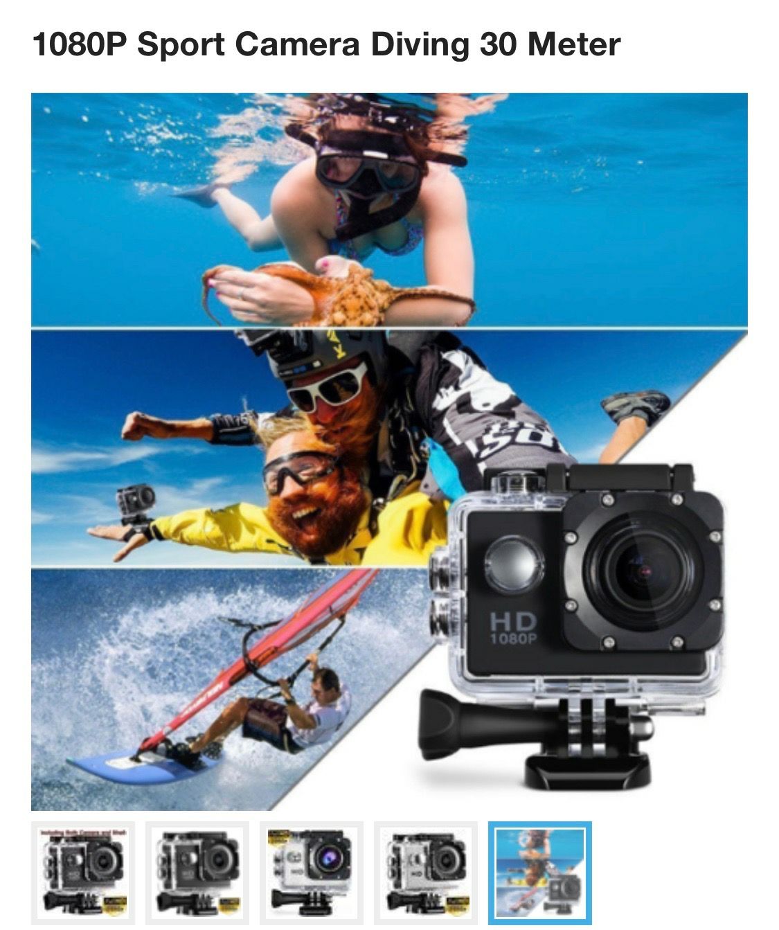 Diving camera