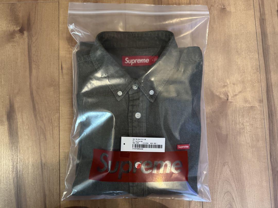 25SS Supreme Small Box Denim Shirt Size L