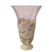 Lenox Pierced Wild Rose Vase Porcelain Pink Glass Insert Cottagecore Shabby Vtg.