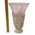 Lenox Pierced Wild Rose Vase Porcelain Pink Glass Insert Cottagecore Shabby Vtg.