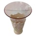 Lenox Pierced Wild Rose Vase Porcelain Pink Glass Insert Cottagecore Shabby Vtg.