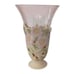 Lenox Pierced Wild Rose Vase Porcelain Pink Glass Insert Cottagecore Shabby Vtg.