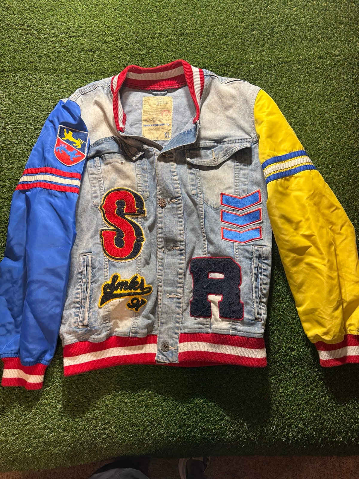 Mens Graphic Design Denim jacket