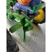 Franklin mint tin plate John Deere Model B tractor with key, loose no box