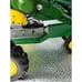 Franklin mint tin plate John Deere Model B tractor with key, loose no box