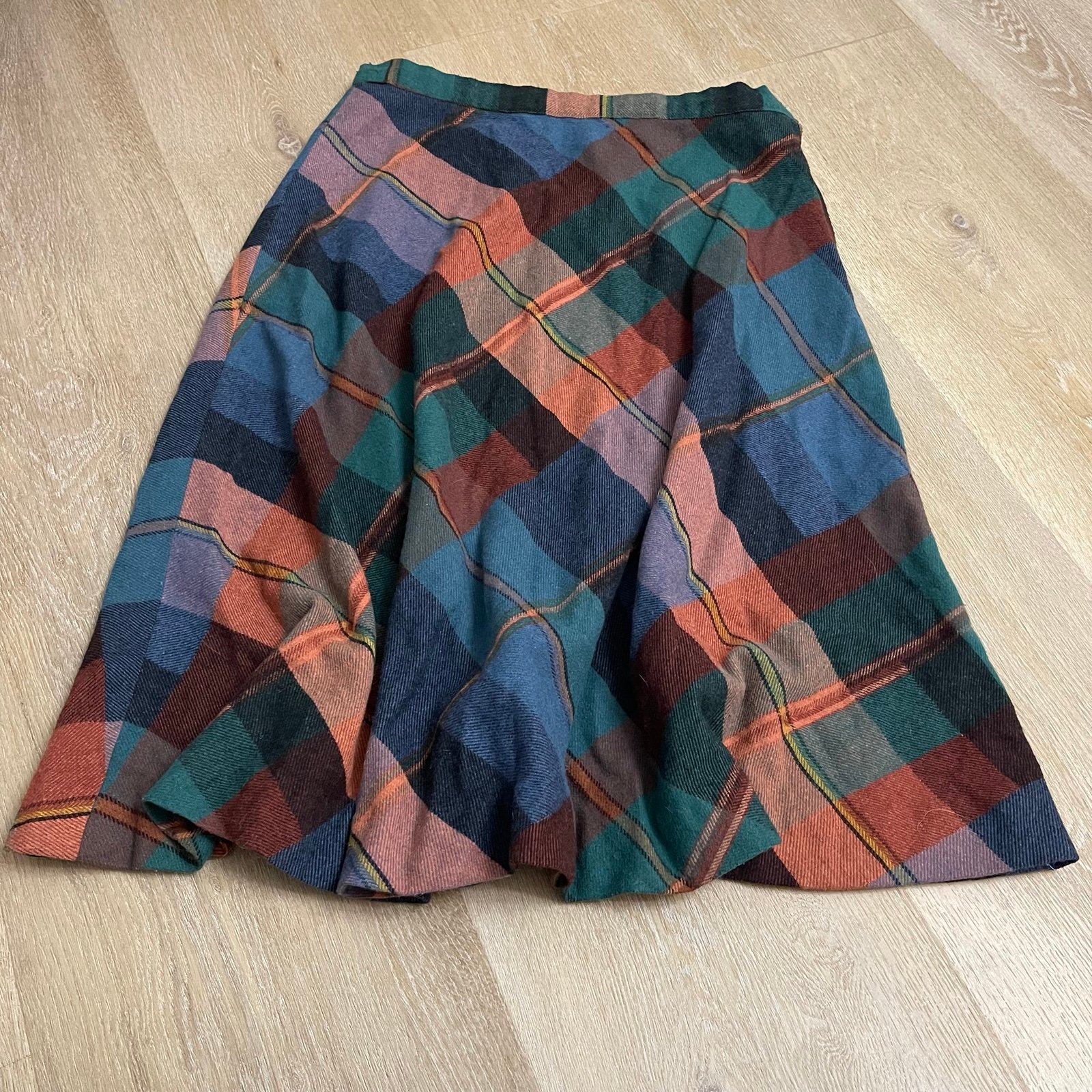 Vintage 70’s Plaid Skirt