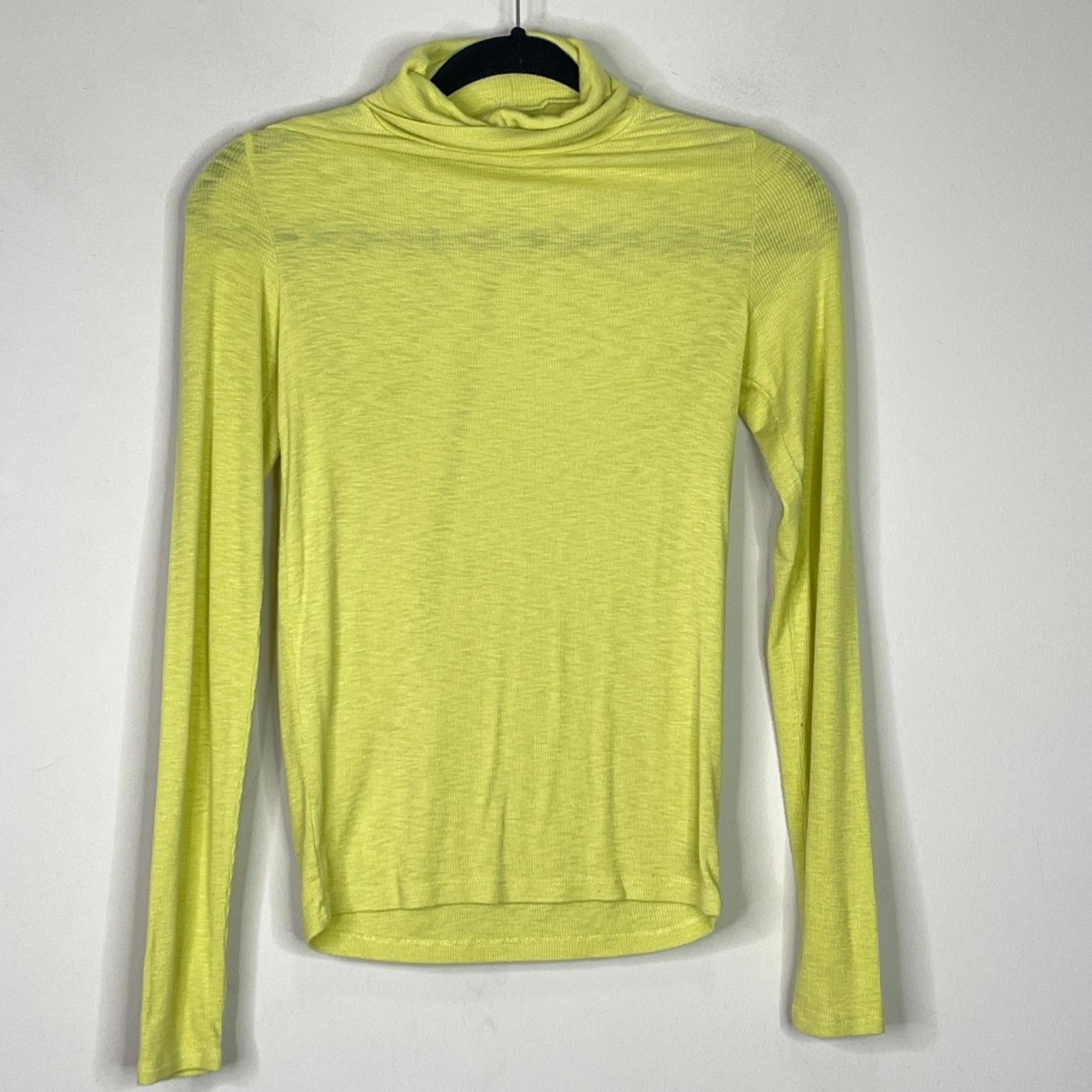 Aerie Real Soft Slub Ribbed Turtleneck Women's Size XS