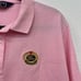 Vintage Burberrys Men's Pink Polo Shirt Short Sleeve Classic Fit Embroidered