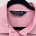 Vintage Burberrys Men's Pink Polo Shirt Short Sleeve Classic Fit Embroidered