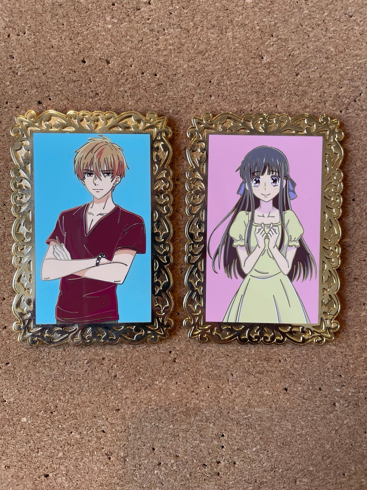 Kyo and Tohru enamel bundle