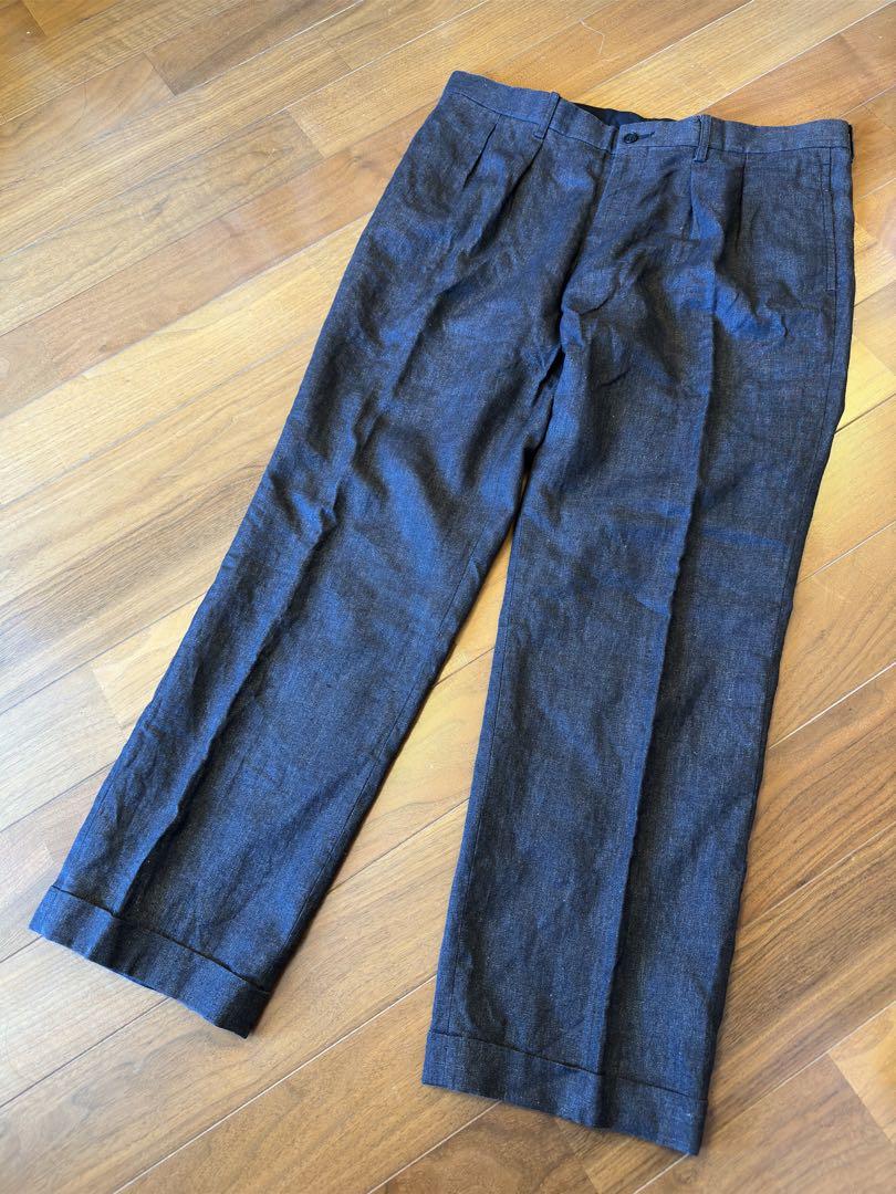 ISSEI MIYAKE Linen Slacks