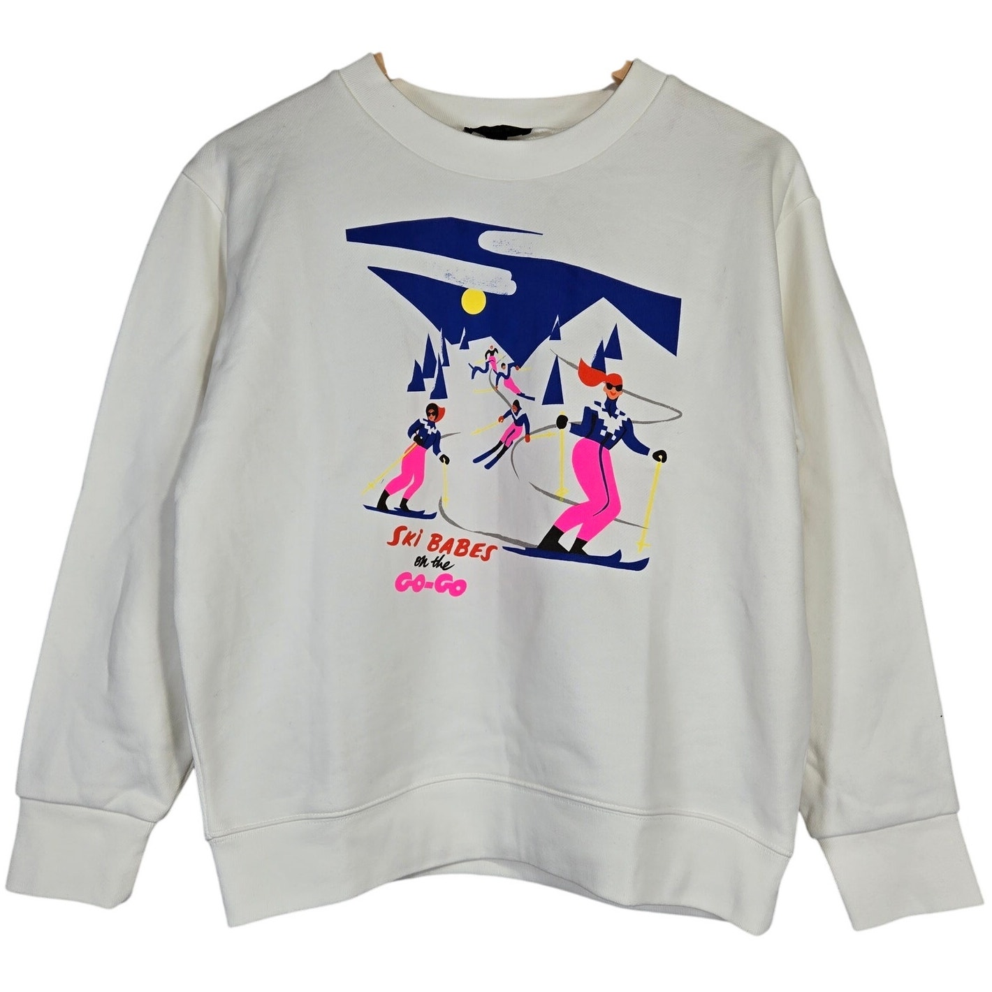 J. Crew Virginie Morgand for J.Crew Ski Babes graphic sweatshirt S NWT