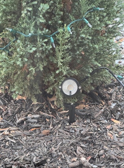 Christmas RGBW Outdoor Spotlights for Yard 10W Color Changing Landscape Lights