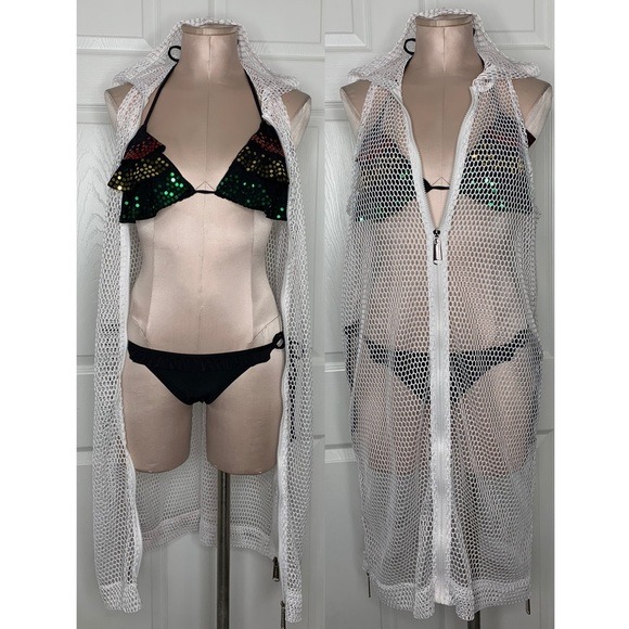 Steve Madden Mesh Swimsuit Coverup
