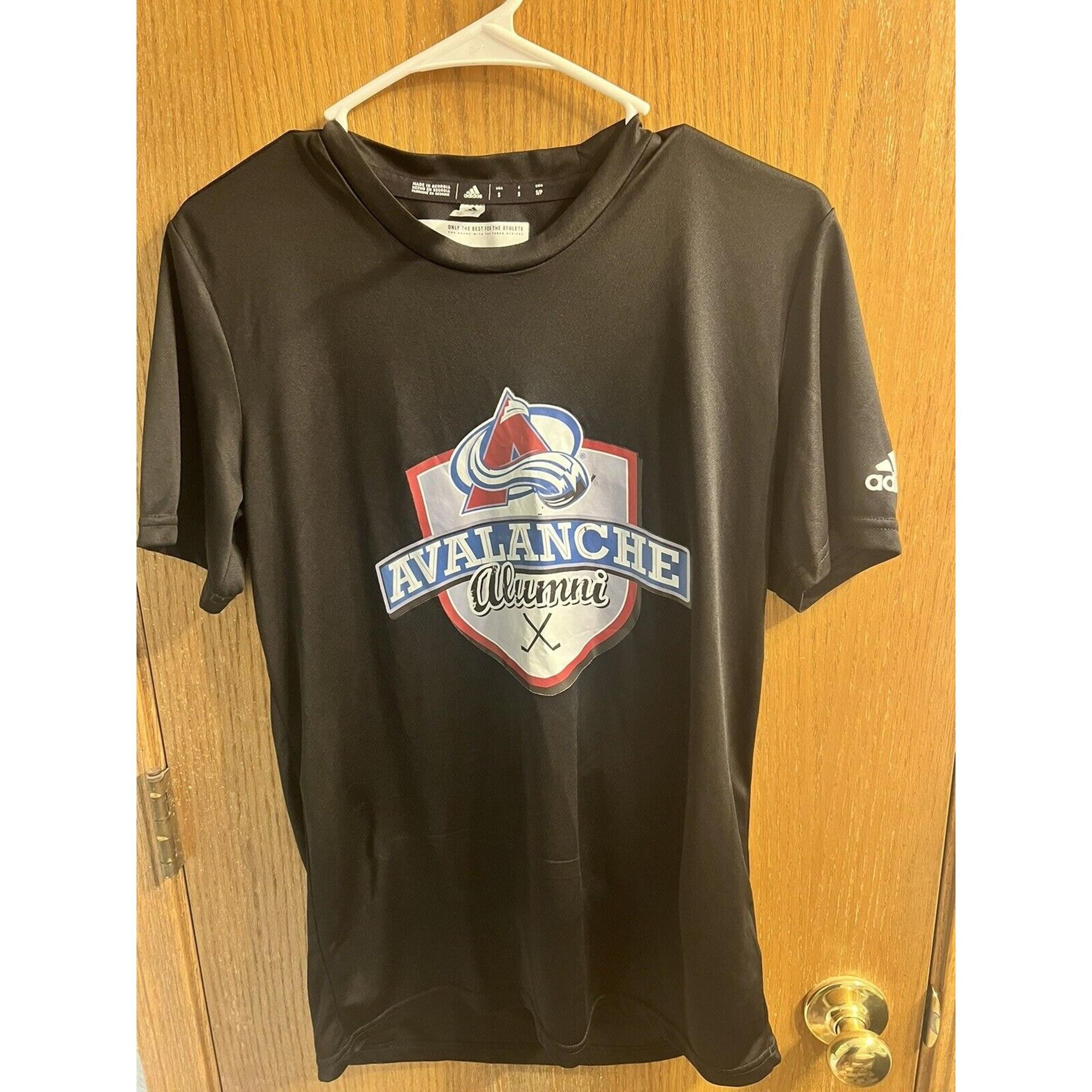 Colorado Avalanche Alumni Adidas Hockey T-Shirt Size Sm