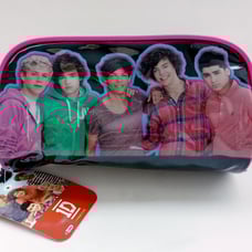 One Direction Pencil Case Cosmetic Pouch Unused USA Purchase 1D