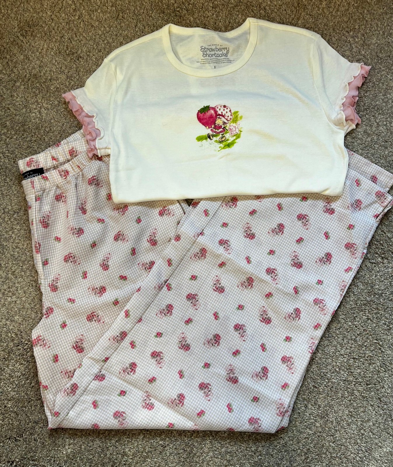 Strawberry Shortcake Pajama Set - Women’s Size Large