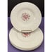 (4) Vintage Swansea Wedgwood 8 3/8” Salad Plates Patrician Florals England 1940s