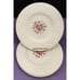 (4) Vintage Swansea Wedgwood 8 3/8” Salad Plates Patrician Florals England 1940s