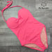 J. Crew Knot Front Halter One Piece Swimsuit Size 0 (D-Cup)