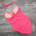 J. Crew Knot Front Halter One Piece Swimsuit Size 0 (D-Cup)