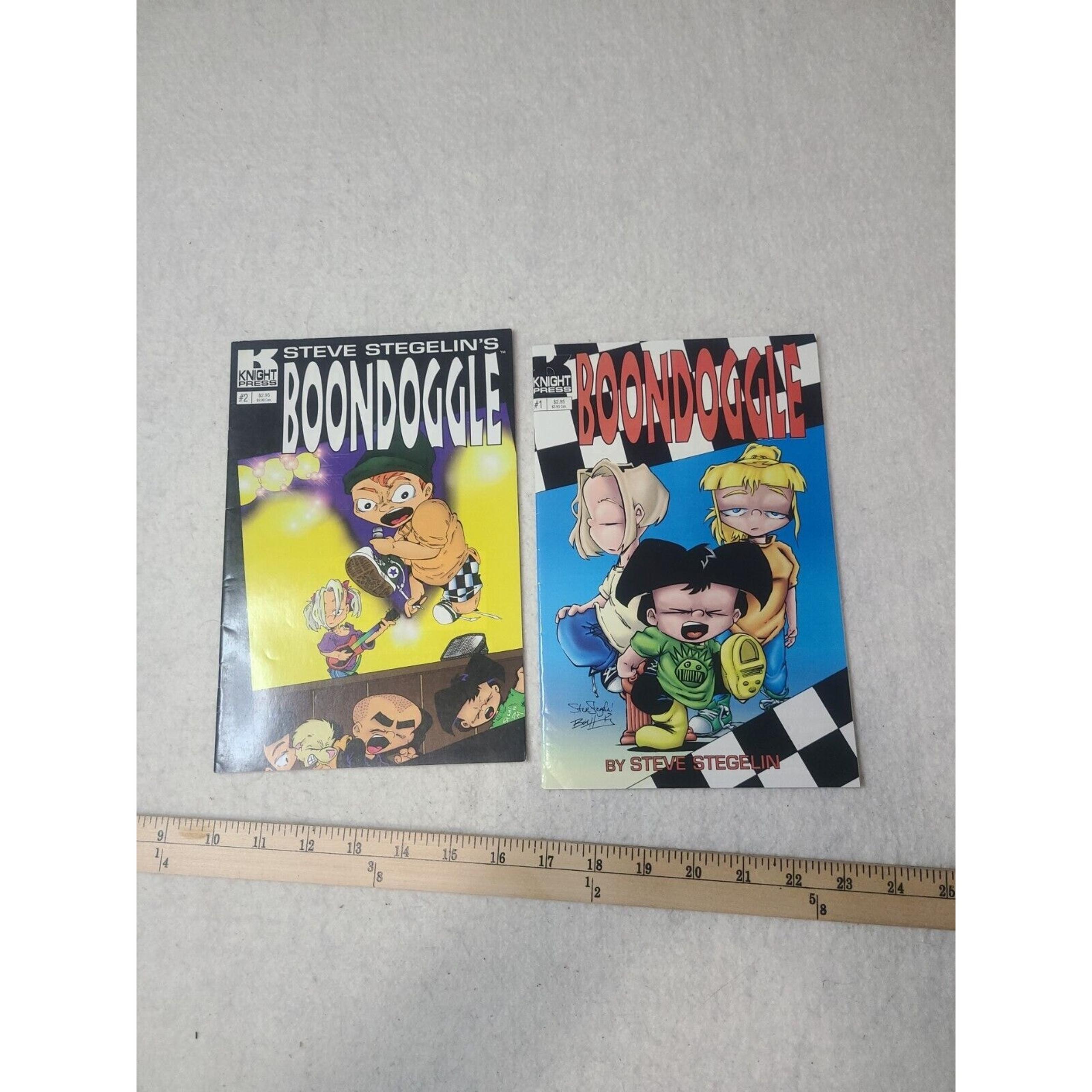 Steve Stegelin's Boonoggle Lot Of 2 Comic Books