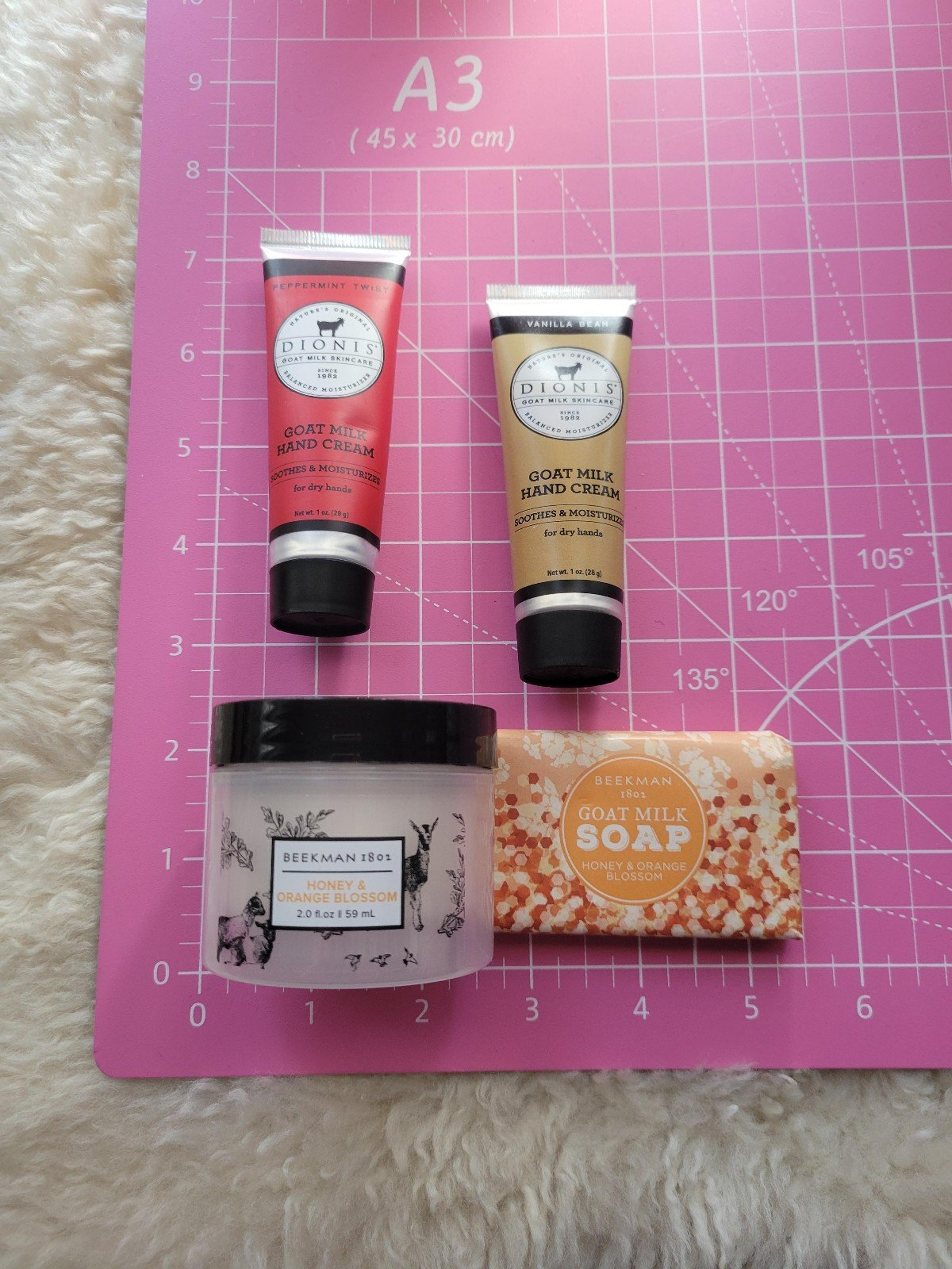 4pc GOAT Milk products by BEEKMAN 1802/DIONIS + 6 FREEBIES - Custom Variety Pack