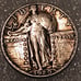 Standing Liberty Quarter 1929s Silver toned Nice USA Genuine