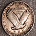 Standing Liberty Quarter 1929s Silver toned Nice USA Genuine