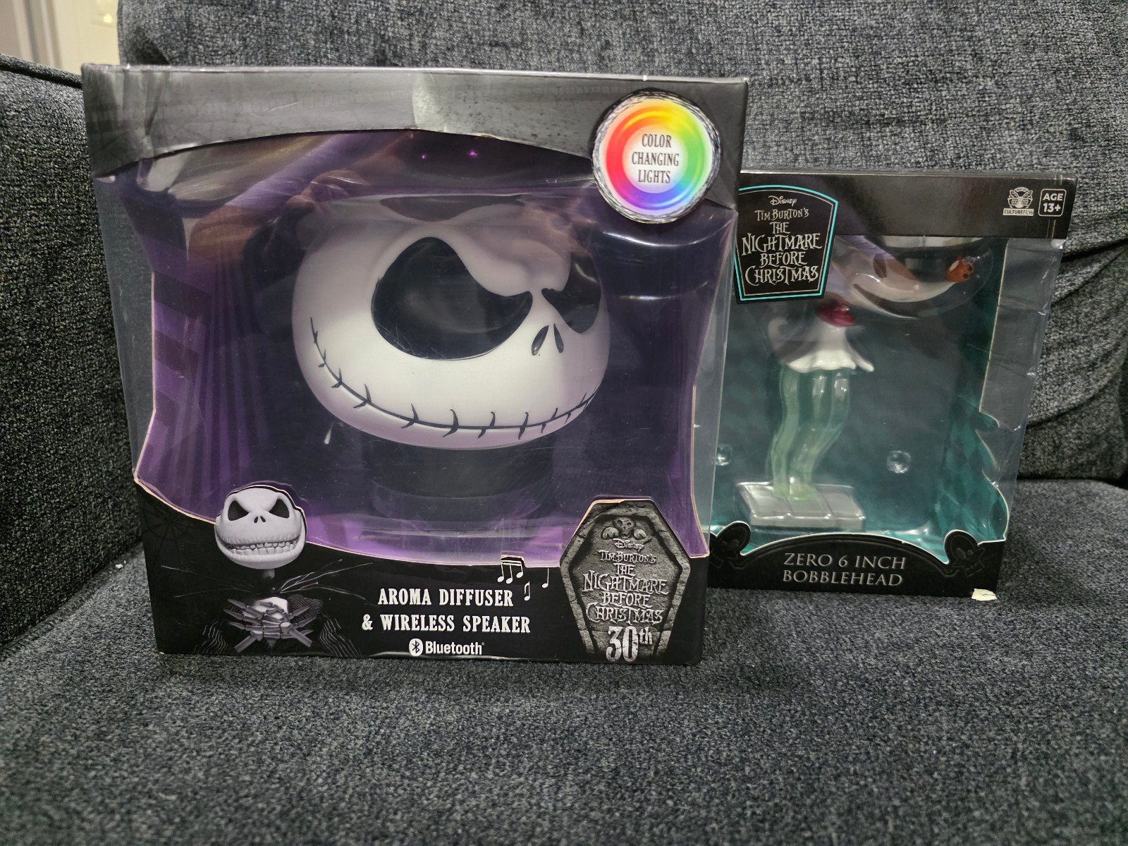 Disney Nightmare Before Xmas Aroma Diffuser Bluetooth Speaker + Free bubble head