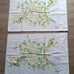 Vtg Vera Neumann Sheet Set 4 pieces Full Daisy Daisies