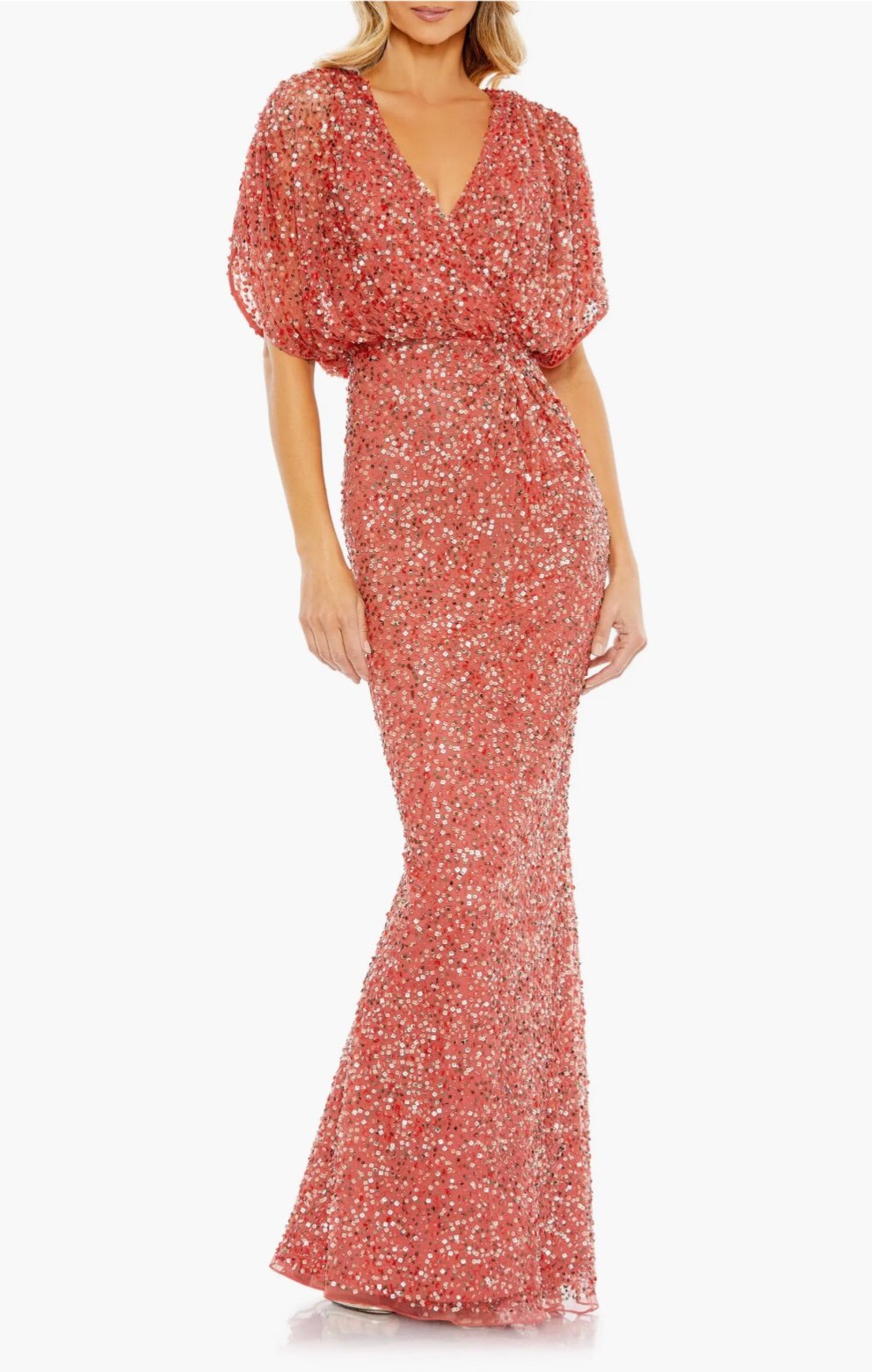 Mac Duggal Sequin Gown, size 4