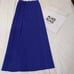 Pleats Please blue-purple long skirt