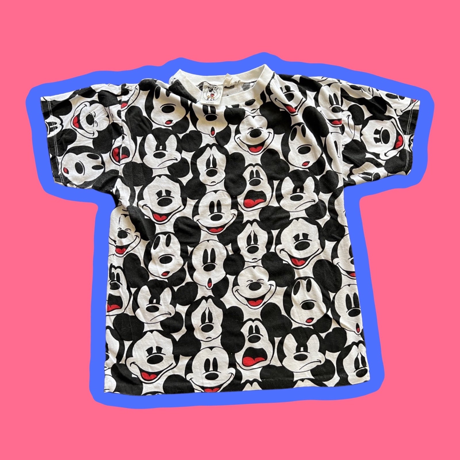 Vintage Disney Mickey Faces T-shirt