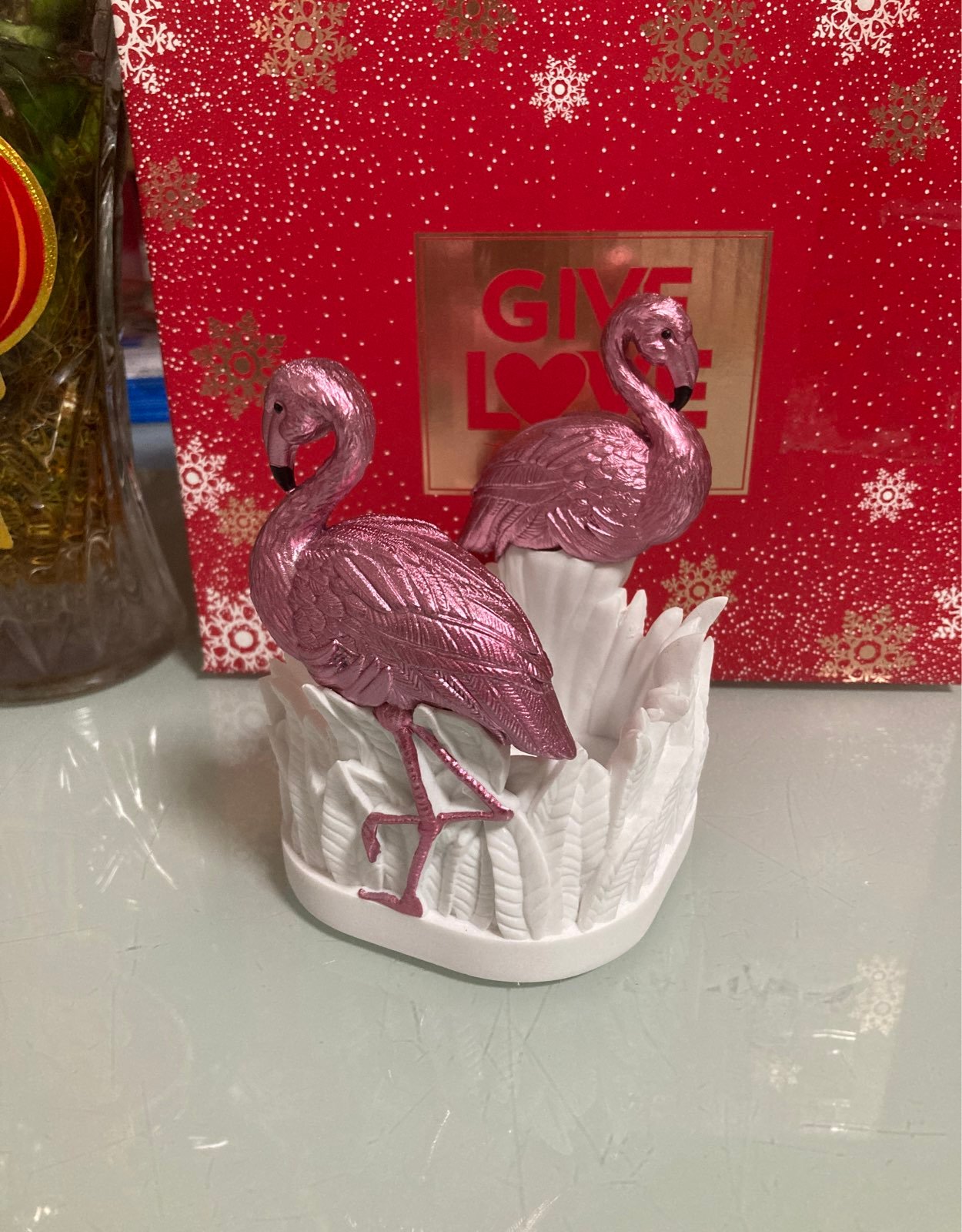 Bath and body works Flamingo soap holder