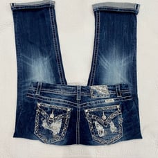 Like New MissMe Standard Easy Crop Strech jeans Size 32