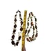 Bohemian style set of 2 Jewlery lot with earth tone neutral stones statement nec