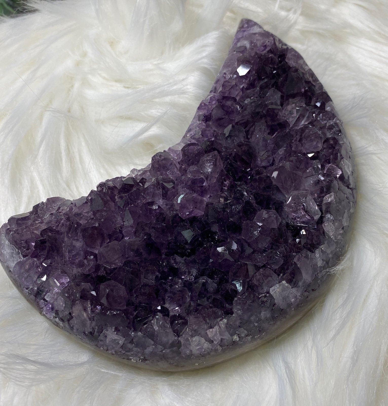 Druzy Amethyst Moon