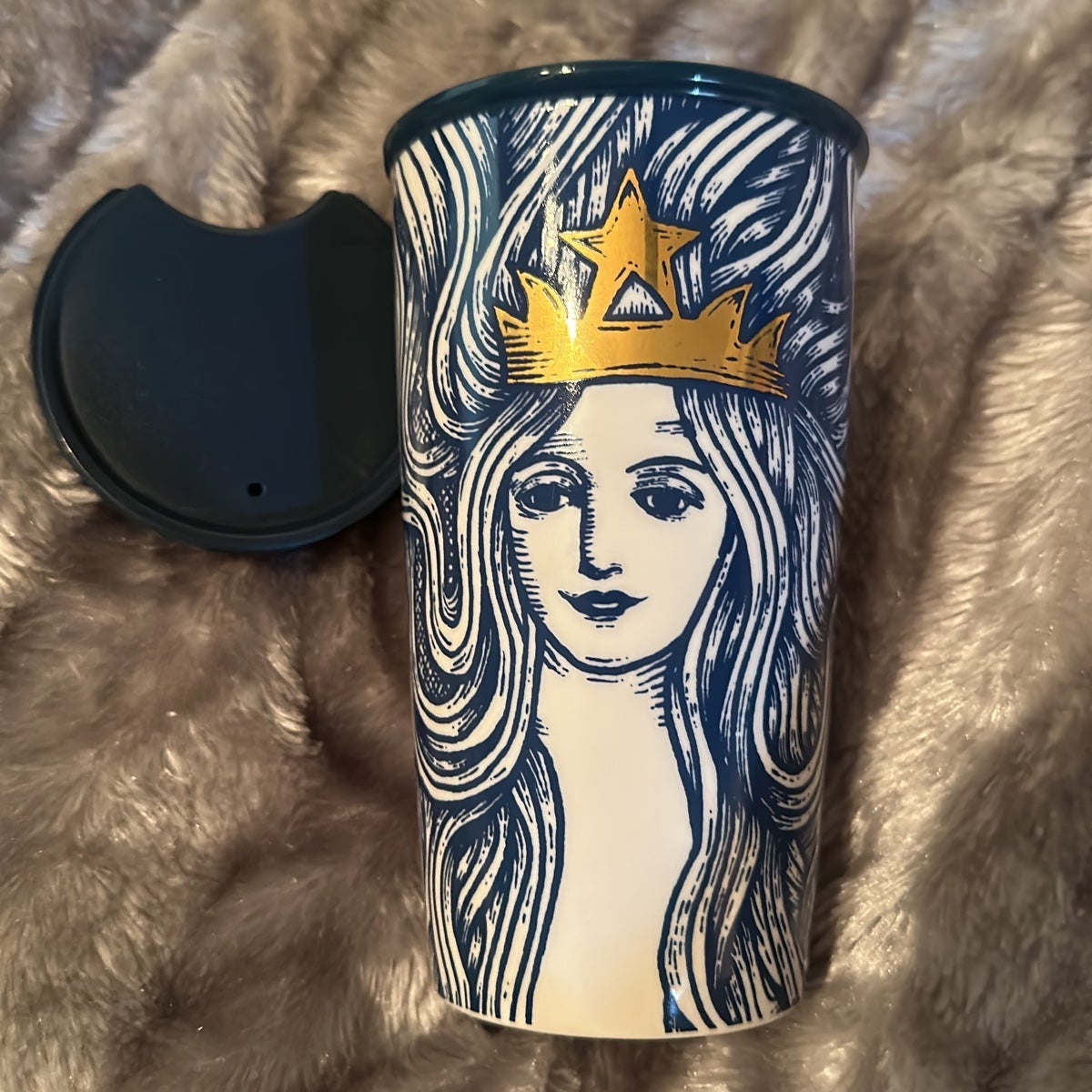 Starbucks 12oz blue siren mug