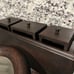Vintage Cheval Jewelry Dresser with Oval Mirror Tabletop Shaving Vanity wood