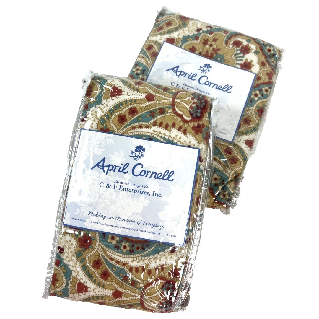 April Cornell Mandalay Standard Sham Pillow Cover 20” x 26 C&F Enterprises NEW