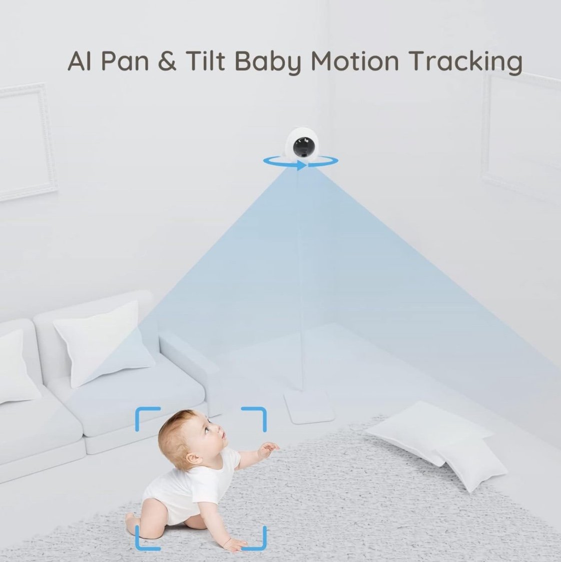 Ellie Baby Car Monitor, 2K UHD Backseat Camera With India