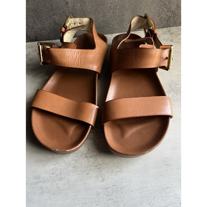 michael kors tan sandals